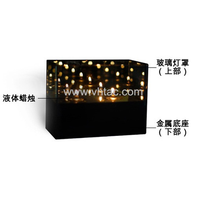 【【金属玻璃烛台】供应彩焰液体蜡烛灯 永浴爱河 80小时】价格,厂家,图片,烛台、蜡烛器皿,上海伟达旅业物品-